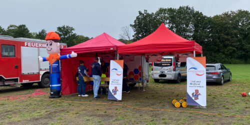 Stand auf den Feuerwehrtagen 2023